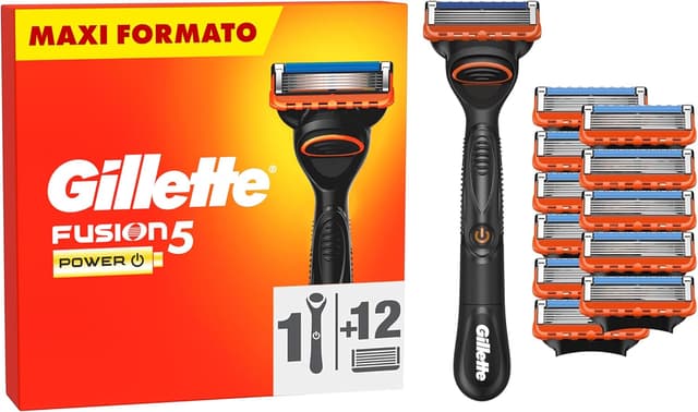 Detalle de Gillette Fusion 5 12 lamette per rasoio manuale 🪒