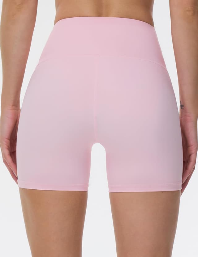 Detalle 2 de THE GYM PEOPLE short de compression taille haute femme pour ventre (fitness, course à pied)