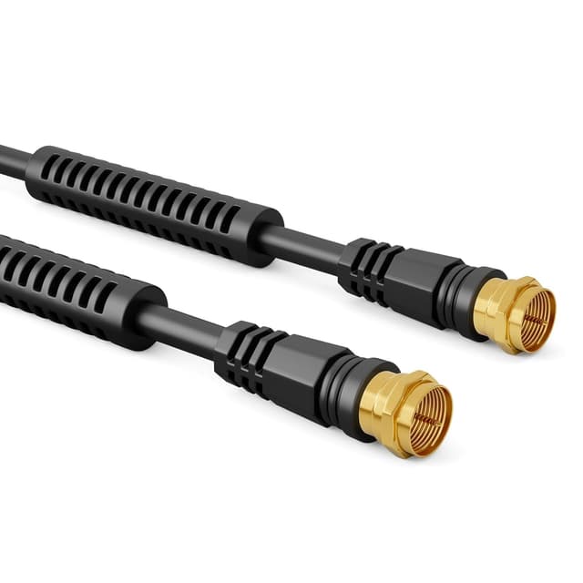 Thumbnail 6 de HB-DIGITAL SAT TV Antennenkabel 20 m – Koaxial für HDTV/4K/8K, DVB-S/DVB-S2 & DAB – mit Mantelstromfilter