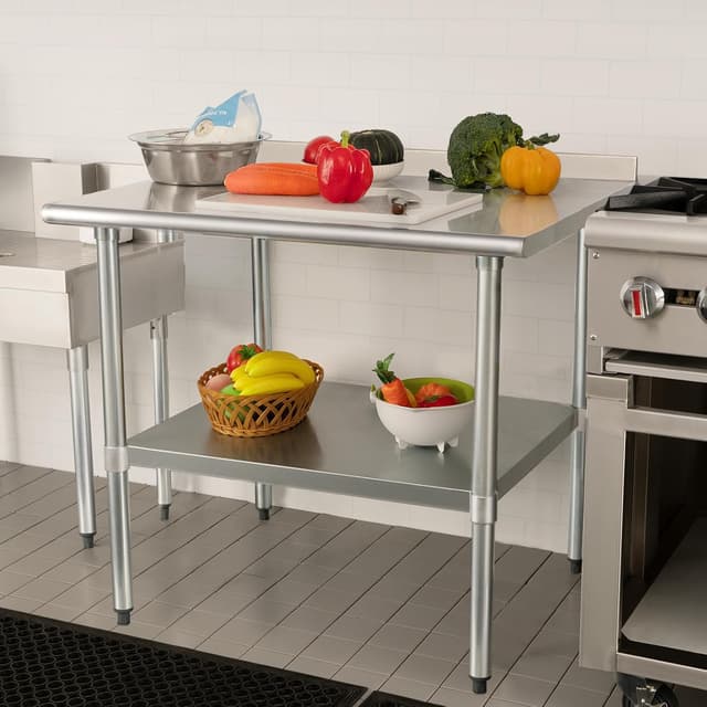 Thumbnail 6 de HARDURA Stainless Steel Prep Table 30 x 36