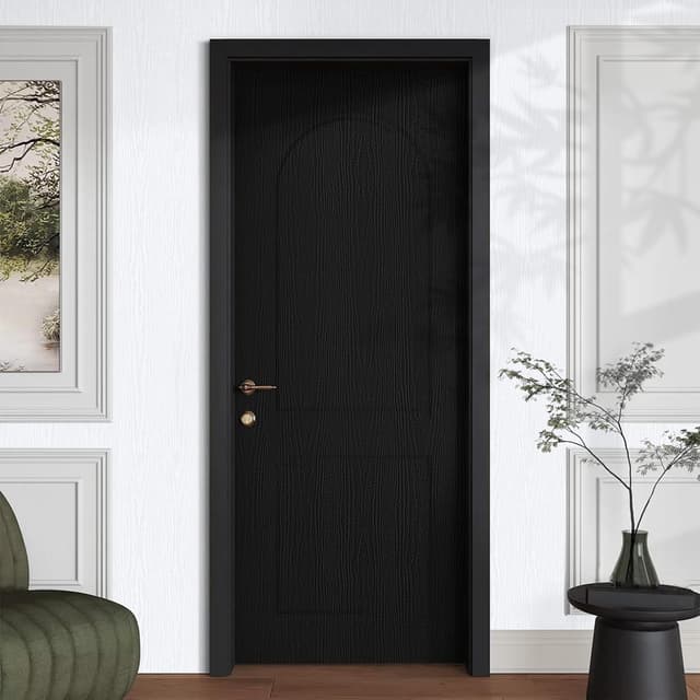 Thumbnail 5 de Hode Black Wood Vinyl Wrap 30x200cm self-adhesive roll 🧻