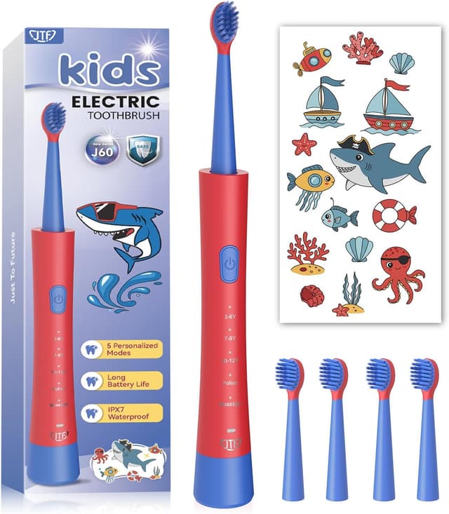 Detalle de JTF Cepillo de dientes sónico para niños 3+ años