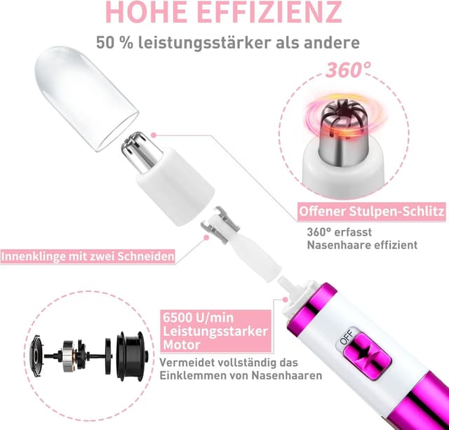Thumbnail 4 de NUMIFUN Nasenhaartrimmer 6500 rpm ✂