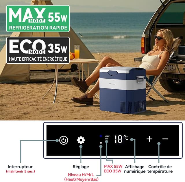 Thumbnail 5 de BINGI Frigorifero Portatile 42L con compressore