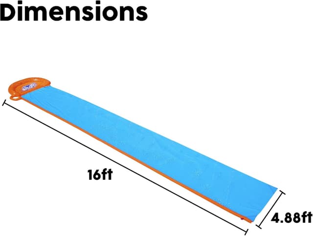 Detalle de Bestway H20GO Resbaladilla de Agua Inflable 4.88 m con Aspersores🌊