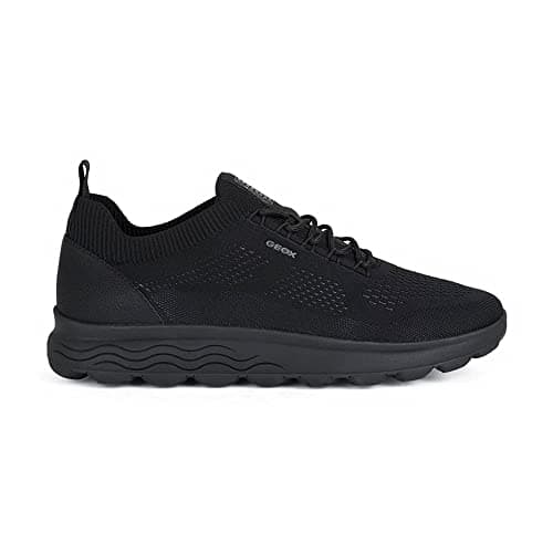 Detalle 2 de Geox U Spherica A para hombre (negro) – Zapatillas cómodas para el día a día, talla 43 EU