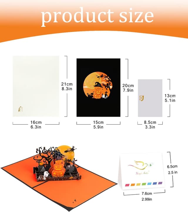 Thumbnail 6 de Halloween Pop Up Card for Kids, 3D