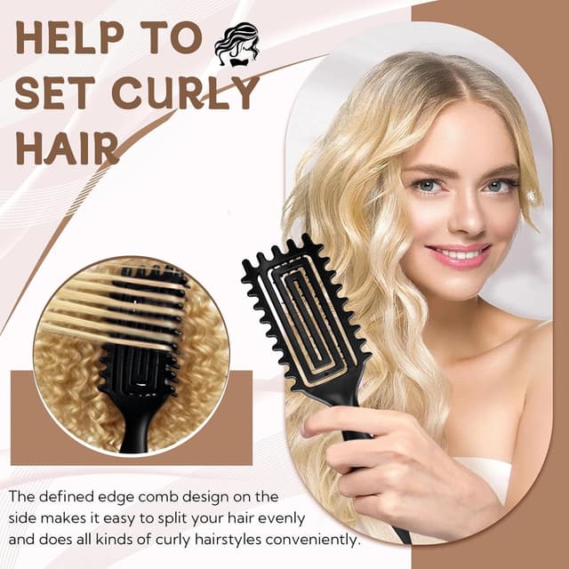Thumbnail 3 de Zikenis Peine Pelo Rizado Cepillo Rizos