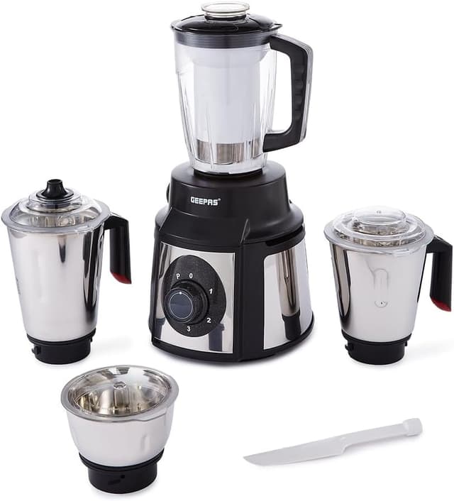 Detalle de GEEPAS 5-in-1 mixer grinder 1000W
