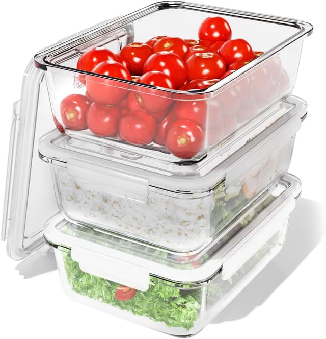 Detalle de Classbach Meal Prep Boxen 3x 1.040 ml
