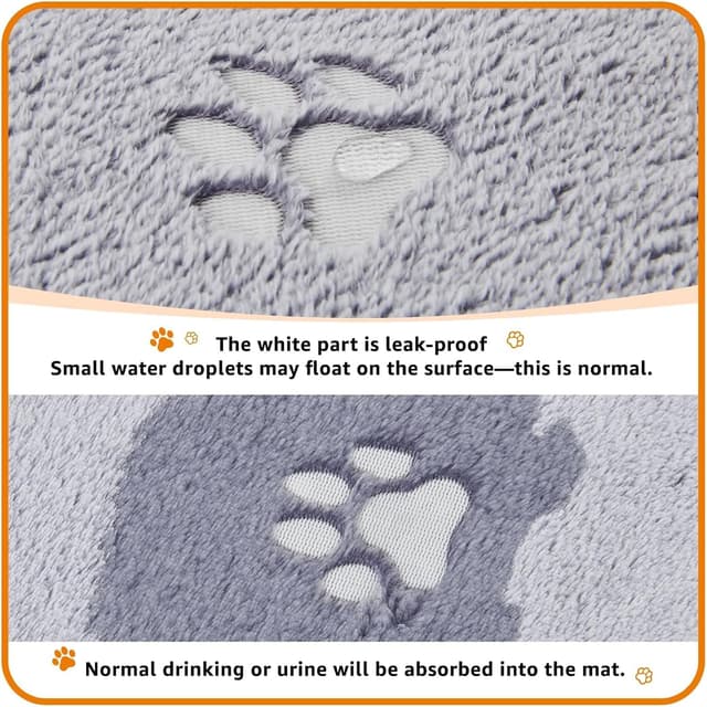 Detalle de Reusable Puppy Training Pads 2 Pack (79 x 92 cm) – Washable, Waterproof & Non-Slip Puppy Whelping Pads