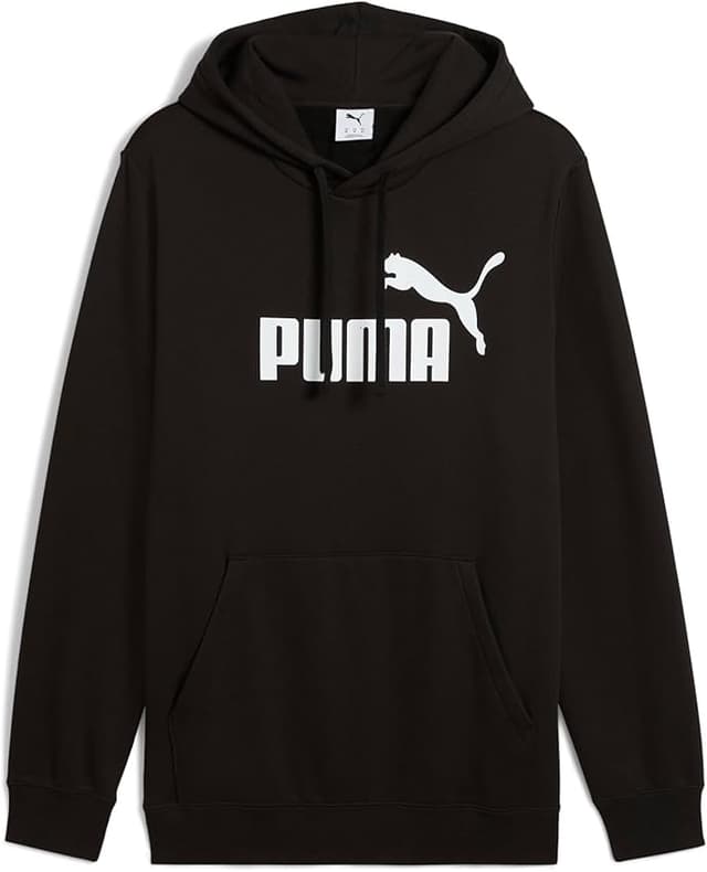 Detalle de PUMA ESS No. 1 Hoodie sudadera hombre negra