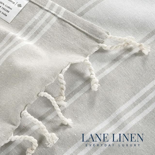 Thumbnail 5 de LANE LINEN Turkish Beach Towels Set 39x71