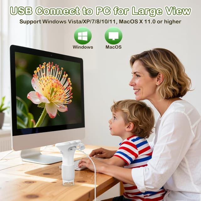 Thumbnail 6 de GlobalCrown Microscopio digitale portatile 200x