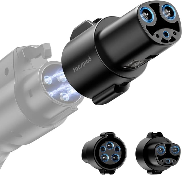 Detalle de FOCSPROD J1772 to Tesla Adapter 80A