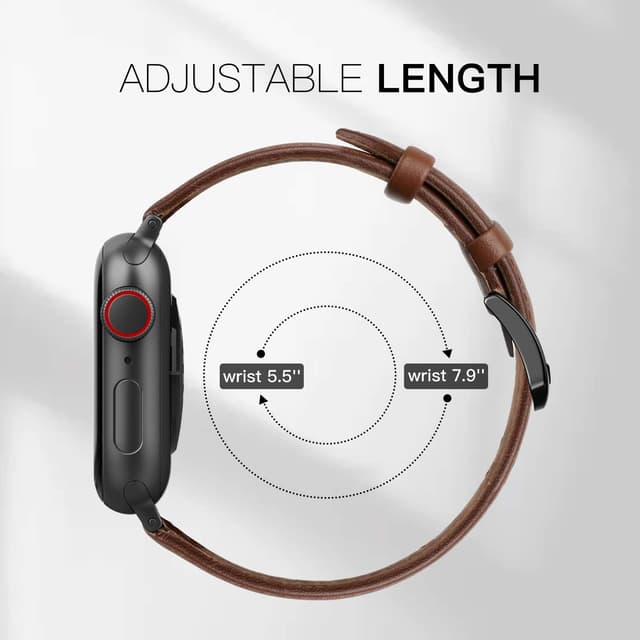 Thumbnail 4 de PARMPH Leather Band for Apple Watch 42–46mm
