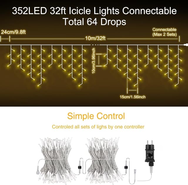Thumbnail 5 de targetone Luci natalizie 10 m 🎄