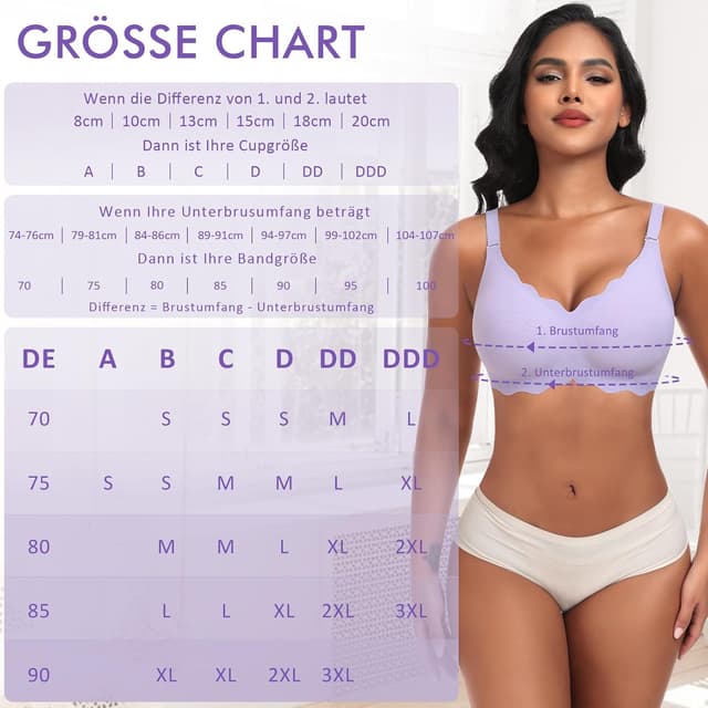 Thumbnail 5 de Ganado Nahtloser BH Bralette V-Ausschnitt