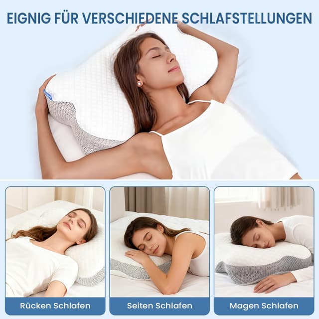 Thumbnail 6 de Dozion Memory Foam Nackenkissen 10/13 cm