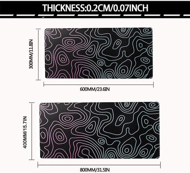 Detalle de Large gaming mouse pad for desk mat