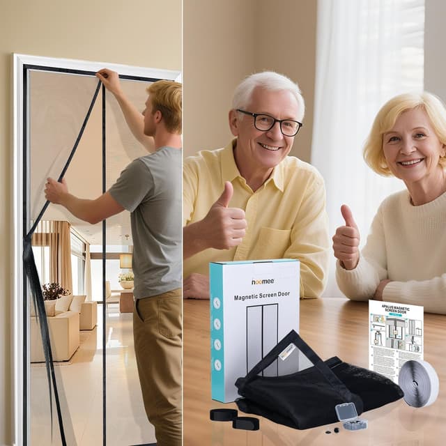 Thumbnail 7 de HOOMEE Mosquitera Magnética para Puerta Balcón 80x200cm 🦟