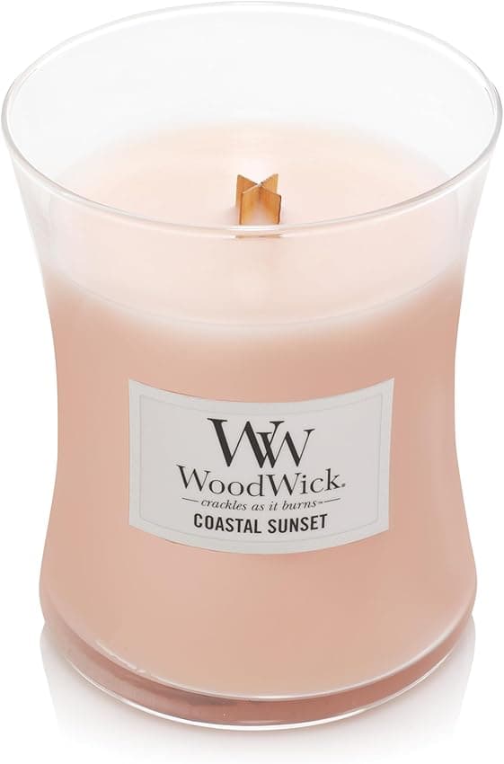 Detalle de WoodWick Vela Rosa 🕯️ 9.7x9.5x11.6 cm