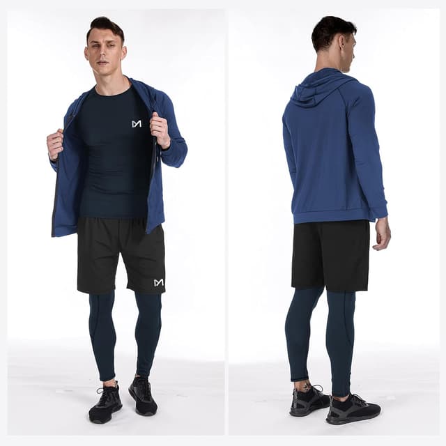 Thumbnail 3 de MEETYOO Kompressionsshirt Herren 4-teilig