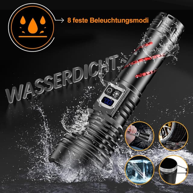 Thumbnail 6 de Relybo GT221 LED Taschenlampe 1000000 Lumen