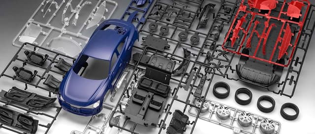 Detalle 2 de Audi RS e-tron GT 2020 easy-click-system – kit de pièces multicolores à assembler