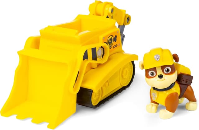 Detalle 1 de Paw Patrol Rocky’s Recycle Truck toy vehicle with collectible Rocky action figure (made with at least 80% recycled plastic)
