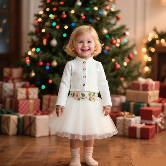 Thumbnail 4 de Vicloon Toddler Dress Set for Girls