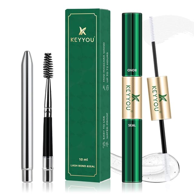 Thumbnail 6 de KEYYOU Lash Bond and Seal Waterproof Lash Cluster Glue (72H) – 2-in-1 Black, 10ml