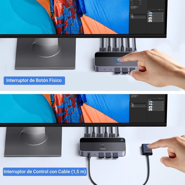 Thumbnail 4 de UGREEN Switch KVM HDMI 4K 60Hz 2 entradas