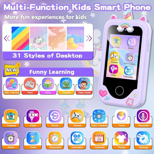 Detalle 2 de Kids Smart Phone 2.8" Touchscreen