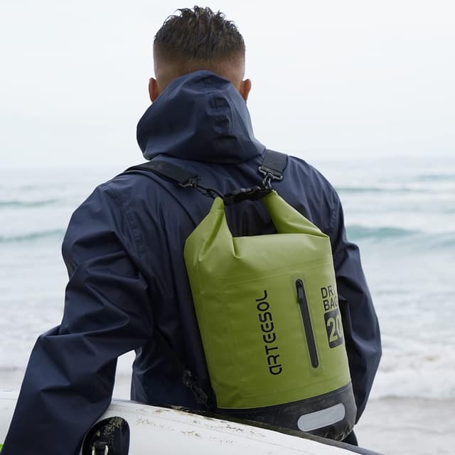 Detalle 1 de Waterproof Dry Bag Waterproof Backpack Dry Sack (5L, 10L, 20L, 30L) with Adjustable Shoulder Straps