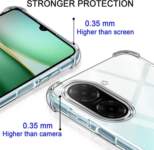 Detalle 2 de Cover Pnakqil per Xiaomi Redmi A5 4G con cordino e tracolla/ girocollo verde