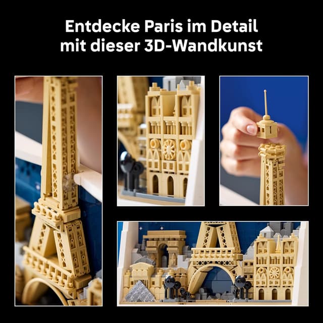 Thumbnail 5 de LEGO Architecture Paris 3D Puzzle 21064 – Stadtbild 🧩