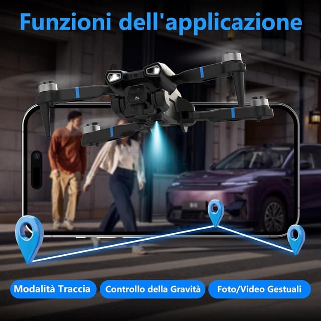 Thumbnail 6 de Morlyrctooy M18LCD Drone pieghevole con fotocamera 4K