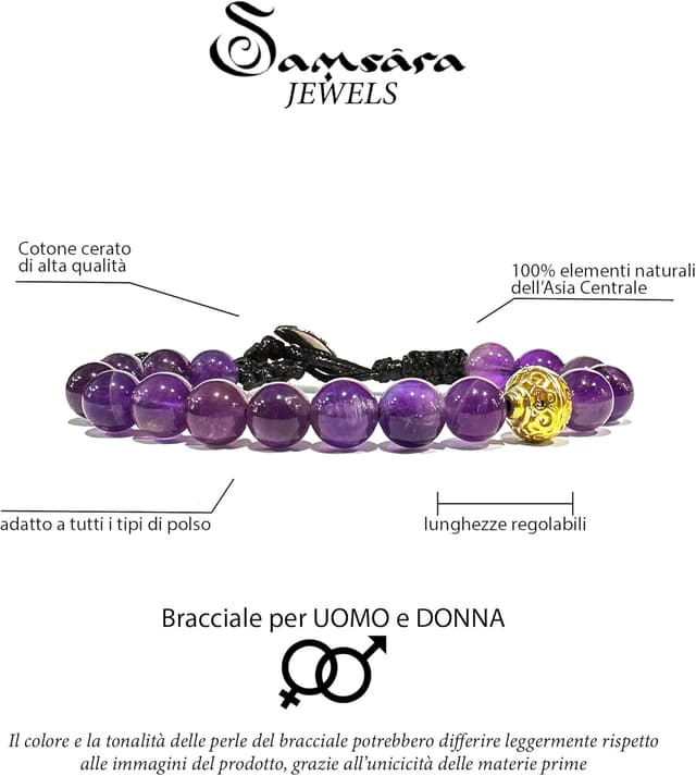 Detalle 2 de Samsara Bracciale Tibetano Buddista 18,5–22,5 cm