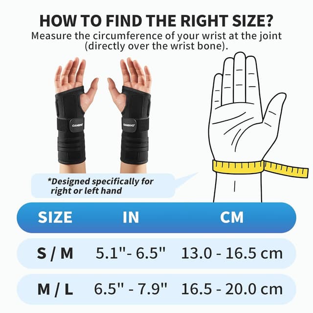 Thumbnail 5 de CAMBIVO Tutore Polso esteso 33% copertura