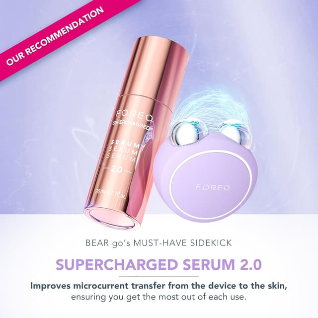 Thumbnail 3 de FOREO Bear 2 Go massaggiatore viso lifting con microcorrenti, formato viaggio Lavender