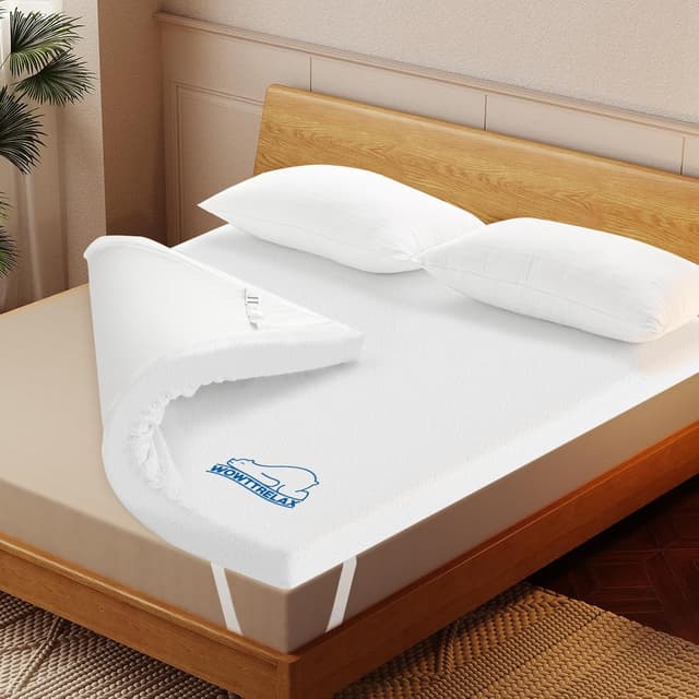 Thumbnail 6 de wowttrelax Memory Foam Mattress Topper Single 90X190
