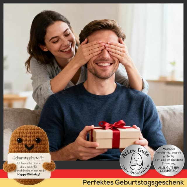 Thumbnail 6 de Tixlux Pocket Hug Positive Kartoffel 5×7 cm