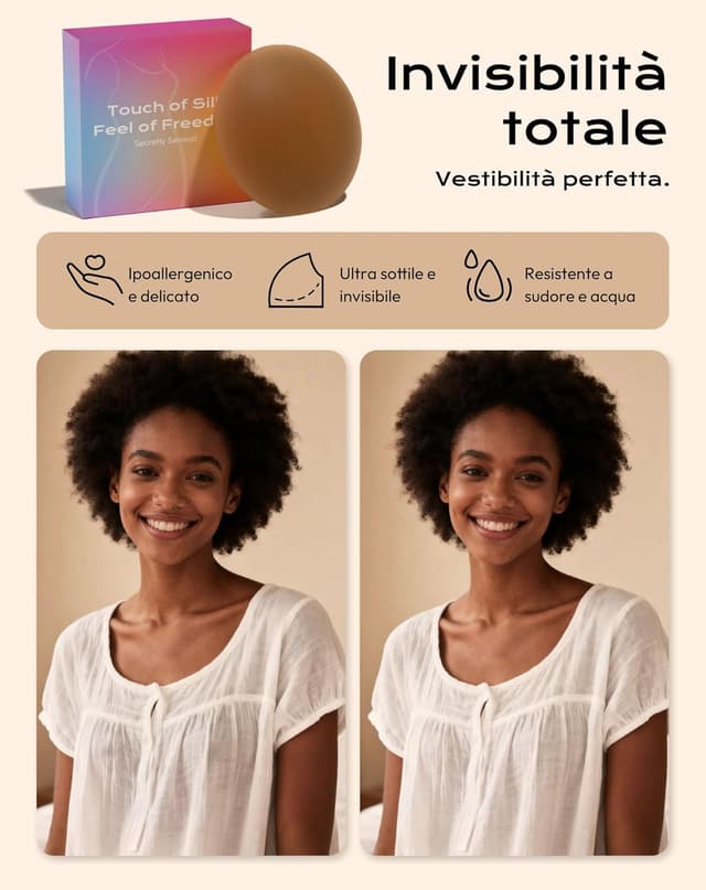 Thumbnail 2 de daidora Copricapezzoli adesivi invisibili 0,2 mm