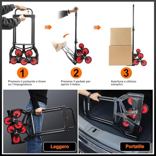 Thumbnail 4 de YEAUPE PRO Carretilla plegable capacidad 80 kg 🛒