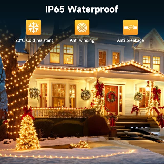 Thumbnail 6 de Solar string lights 66ft, 200 LEDs