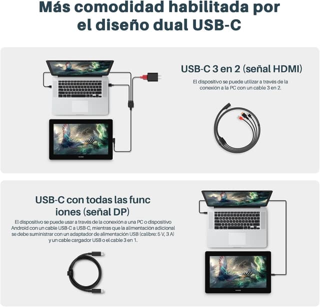 Thumbnail 7 de HUION Kamvas Pro 16 Plus 4K: Tableta Gráfica para Artistas 🎨