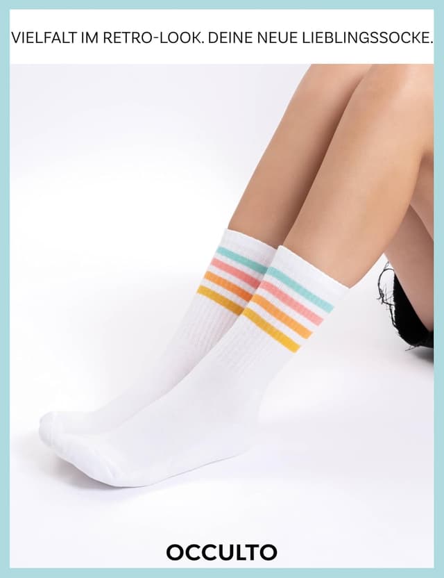 Detalle 2 de Occulto Steffi Damen Tennissocken im 6er Pack