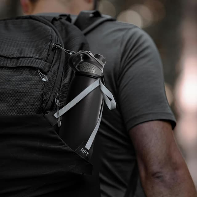 Detalle de Fjbottle stainless steel water bottle (600ml/800ml/1L/1.5L) with magnetic lid, BPA-free vacuum flask