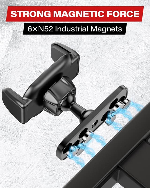 Thumbnail 3 de APPS2Car Gym Magnetic Phone Holder 360°